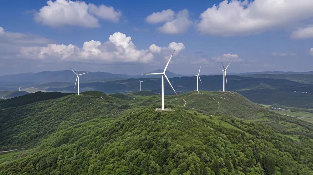 廣西全州磨子嶺風(fēng)電場全景